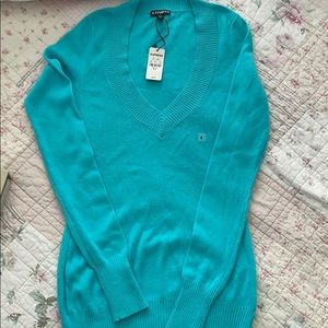 NWT Express V neck Fitted Sweater sz S